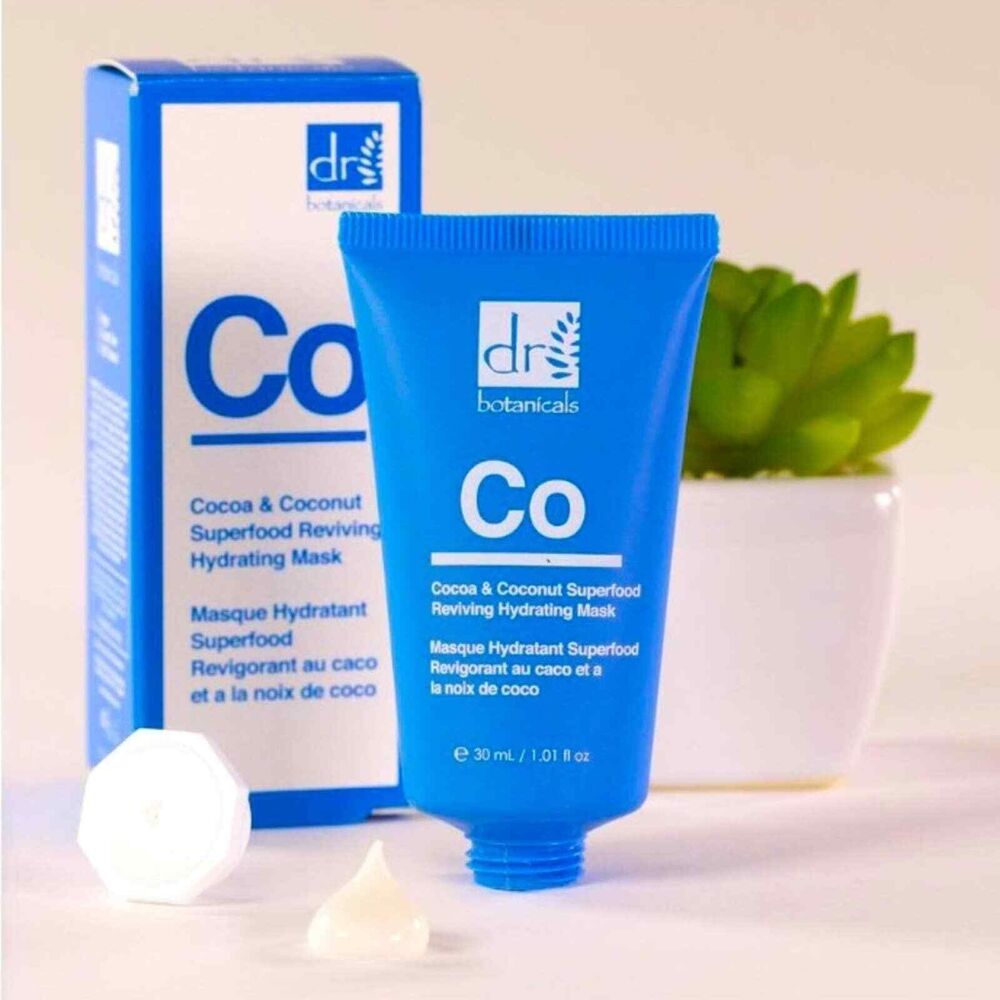 DR BOTANICALS Superfood Mask Cocoa & Coconut Superfood Reviving Hydrating Mask - Picture 2 of 9
